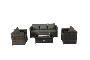 Hot Sale Outdoor PE Rattan Sofa Set With Cushions Suitable for Restaurant Hotel Kitchen Park Cafe Garden Furniture