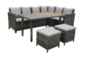 New Style Garden Furniture 9 Piece Rattan Outdoor Patio Coffee Sofa Set with Cushion