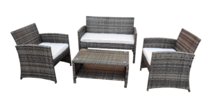 New Style 4 pieces Rattan Garden Furniture