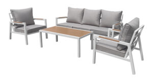 High Quality Luxury Aluminum Patio Garden Sets Outdoor Furniture Set Terrace Balcony Backyard Sofas Outdoor Living Seating Group