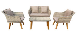 Patio Furniture Set Table Chairs Exterior Outdoor Garden Seating Set